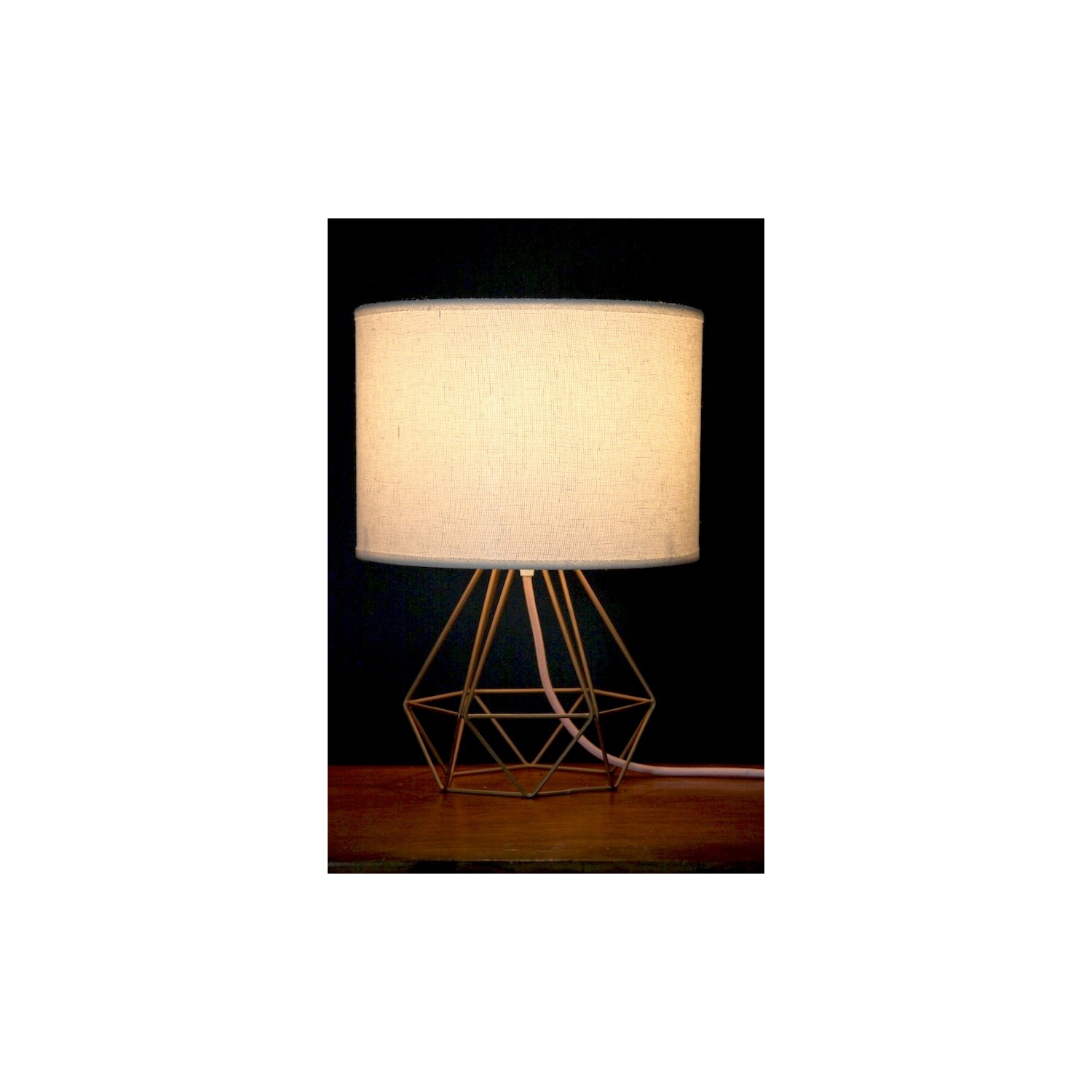 Empirical Style Table Light Gold Pink