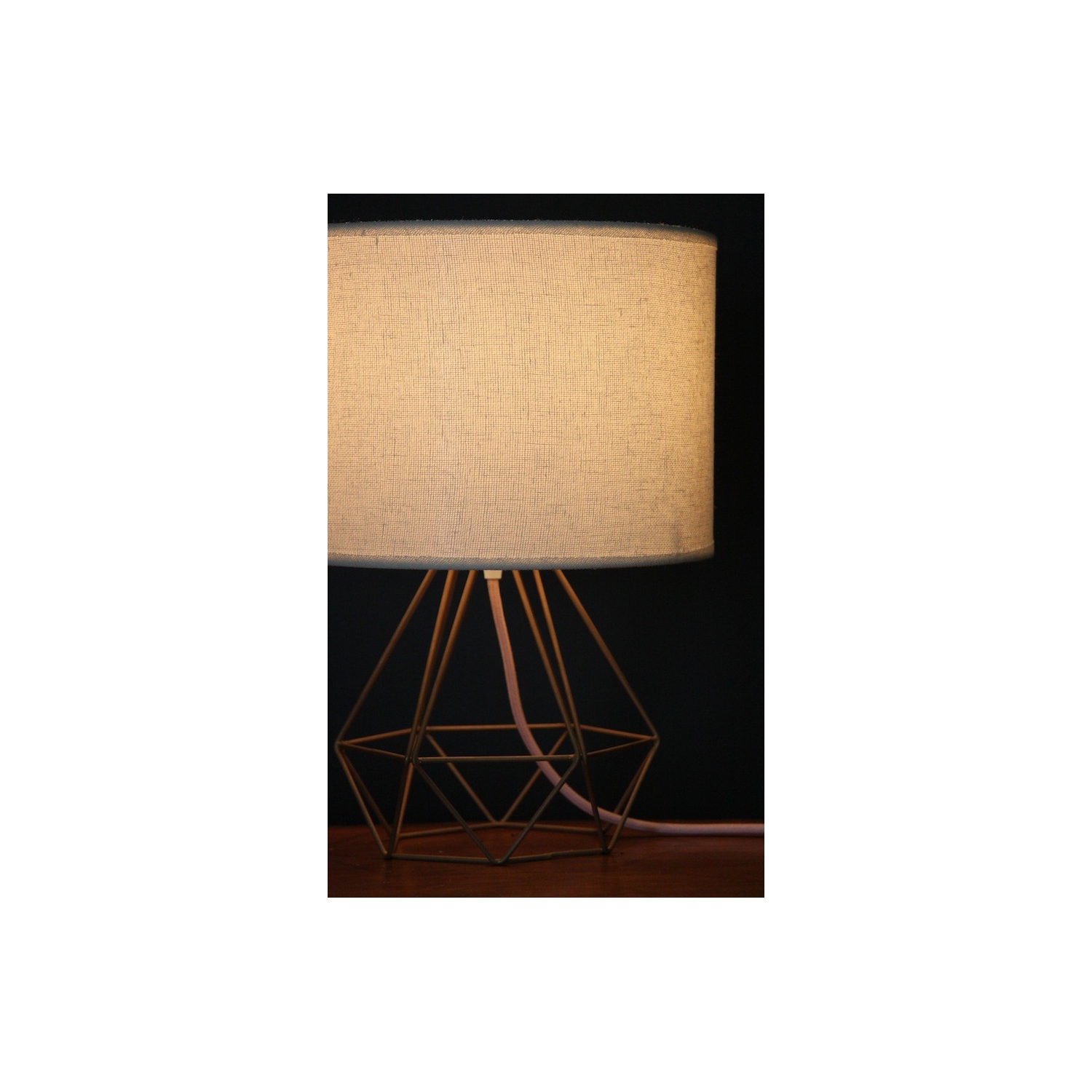 Empirical Style Table Light Gold Pink