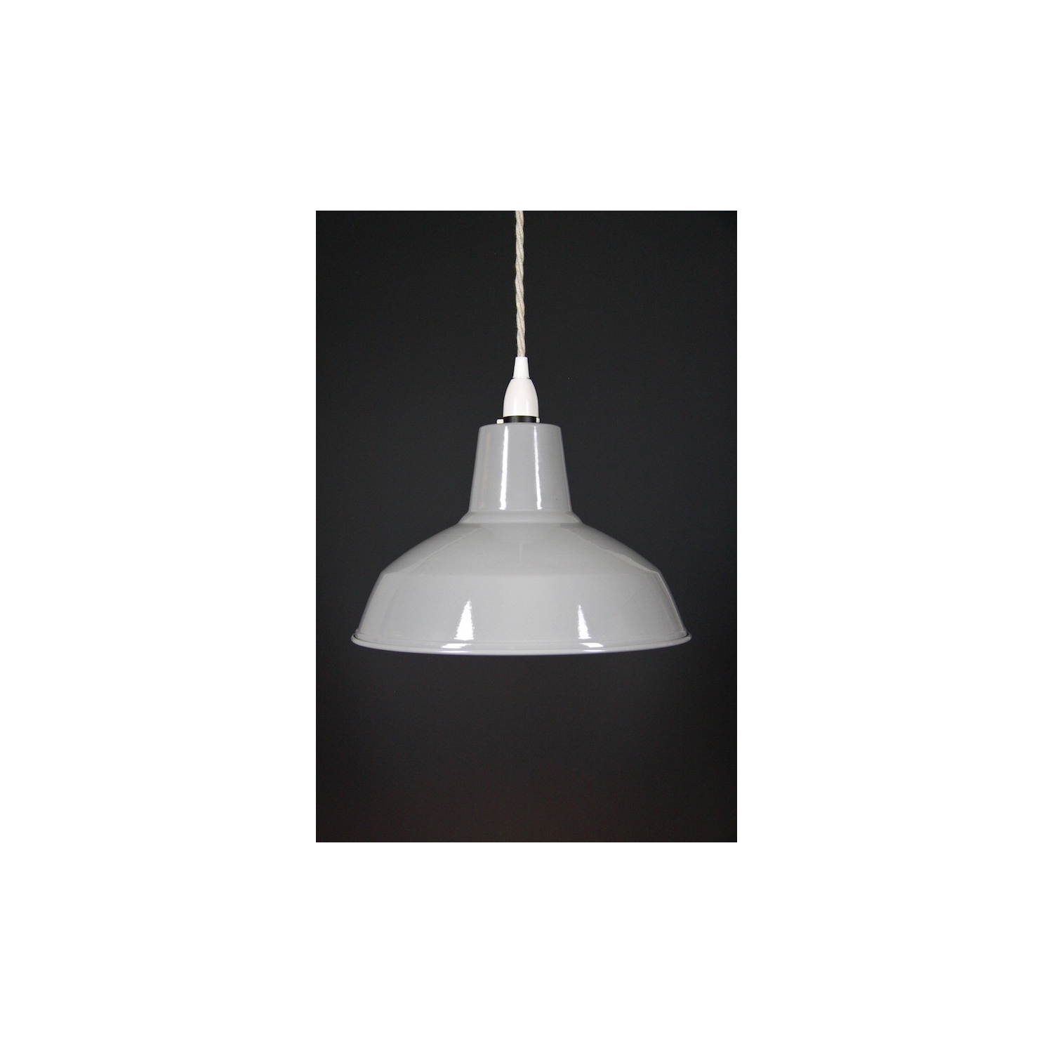 Metal Shade Pendant Grey