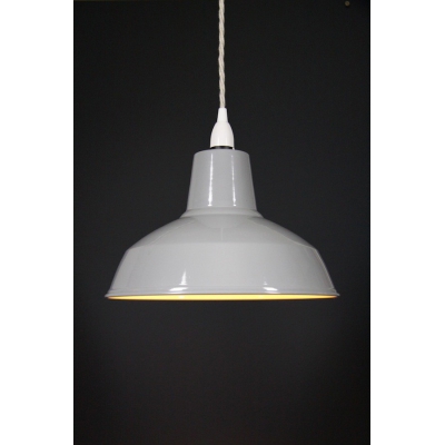 Metal Shade Pendant Grey