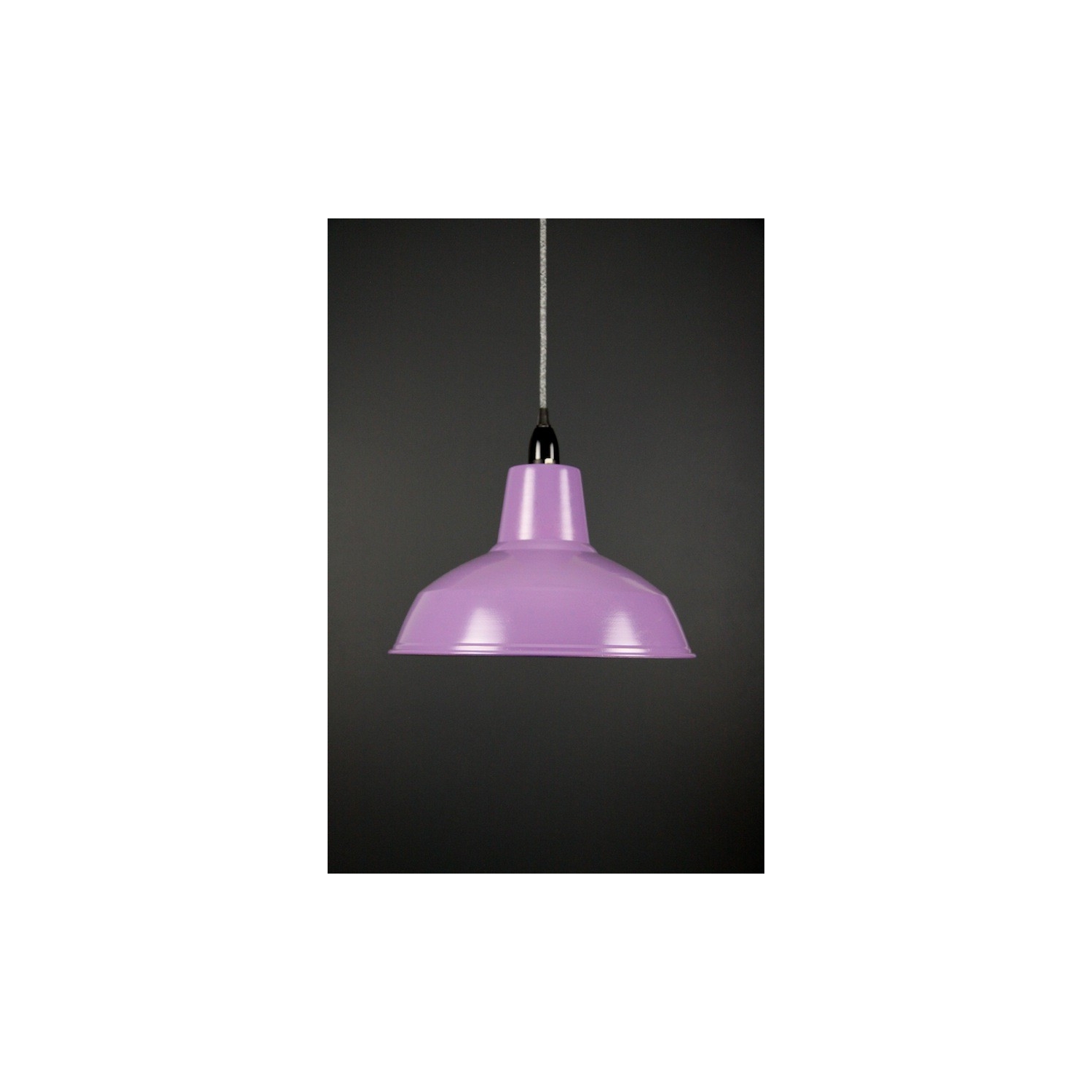 Metal Shade Pendant Purple