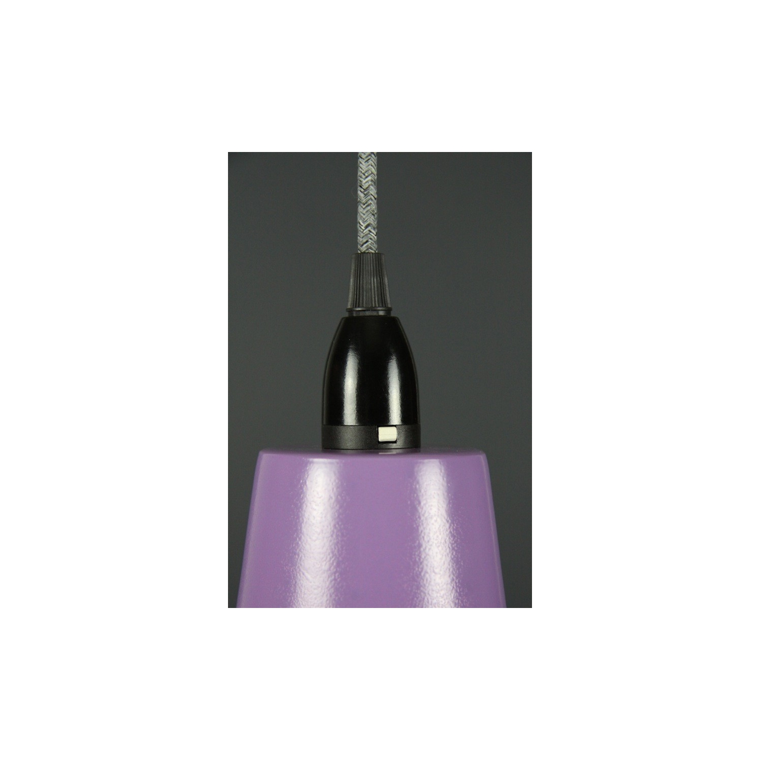 Metal Shade Pendant Purple