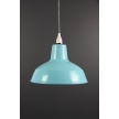 Metal Shade Pendant Vibrant Blue