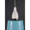 Metal Shade Pendant Vibrant Blue