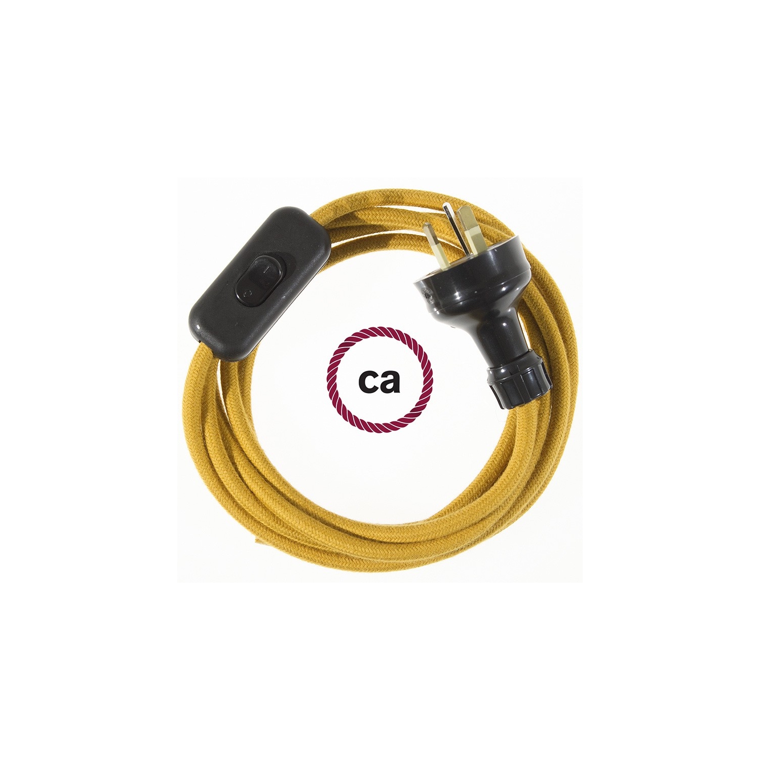 Wiring Golden Honey Cotton textile cable RC31 - 1.80 mt