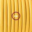 Pendant for lampshade, suspended lamp with Yellow Rayon textile cable RM10