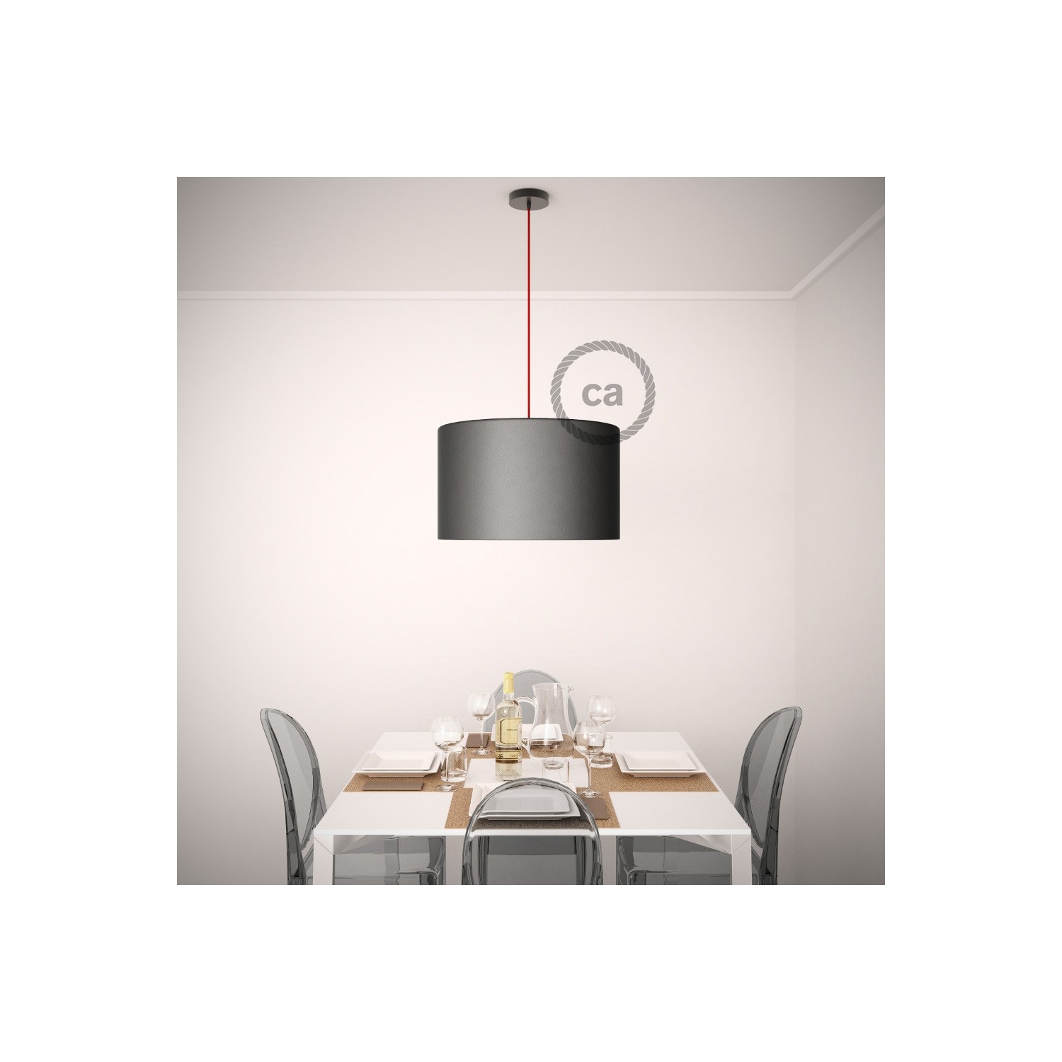 White discount cotton lampshade