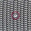 Porcelain Pendant, suspended lamp with ZigZag Black textile cable RZ04