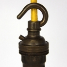 Lampholder Small Brass with Hook bayonet B22