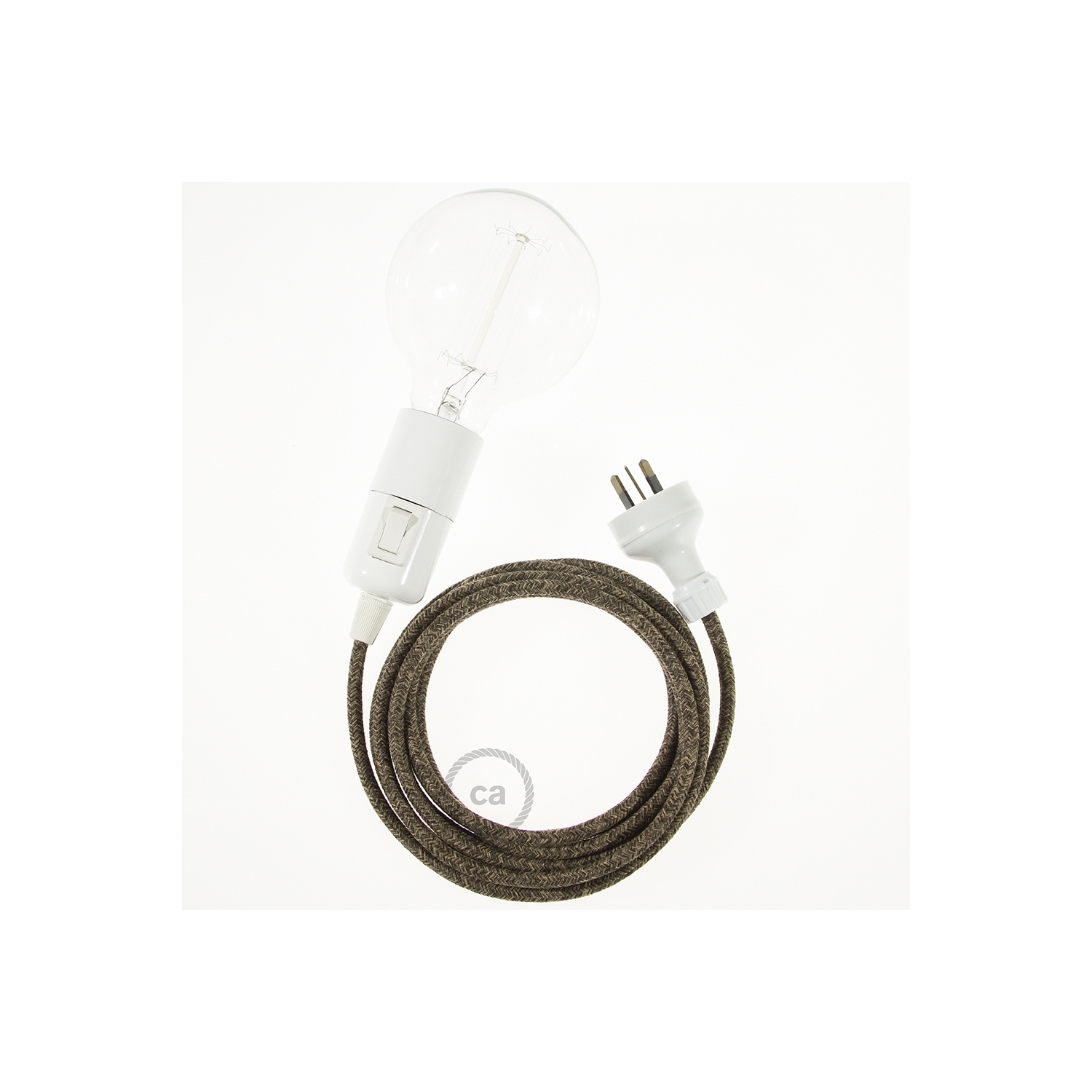 Create your RN04 Brown Natural Linen Snake and bring the light wherever you want.