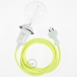 Create your RF10 Yellow Fluo Snake for lampshade and bring the light wherever you want.