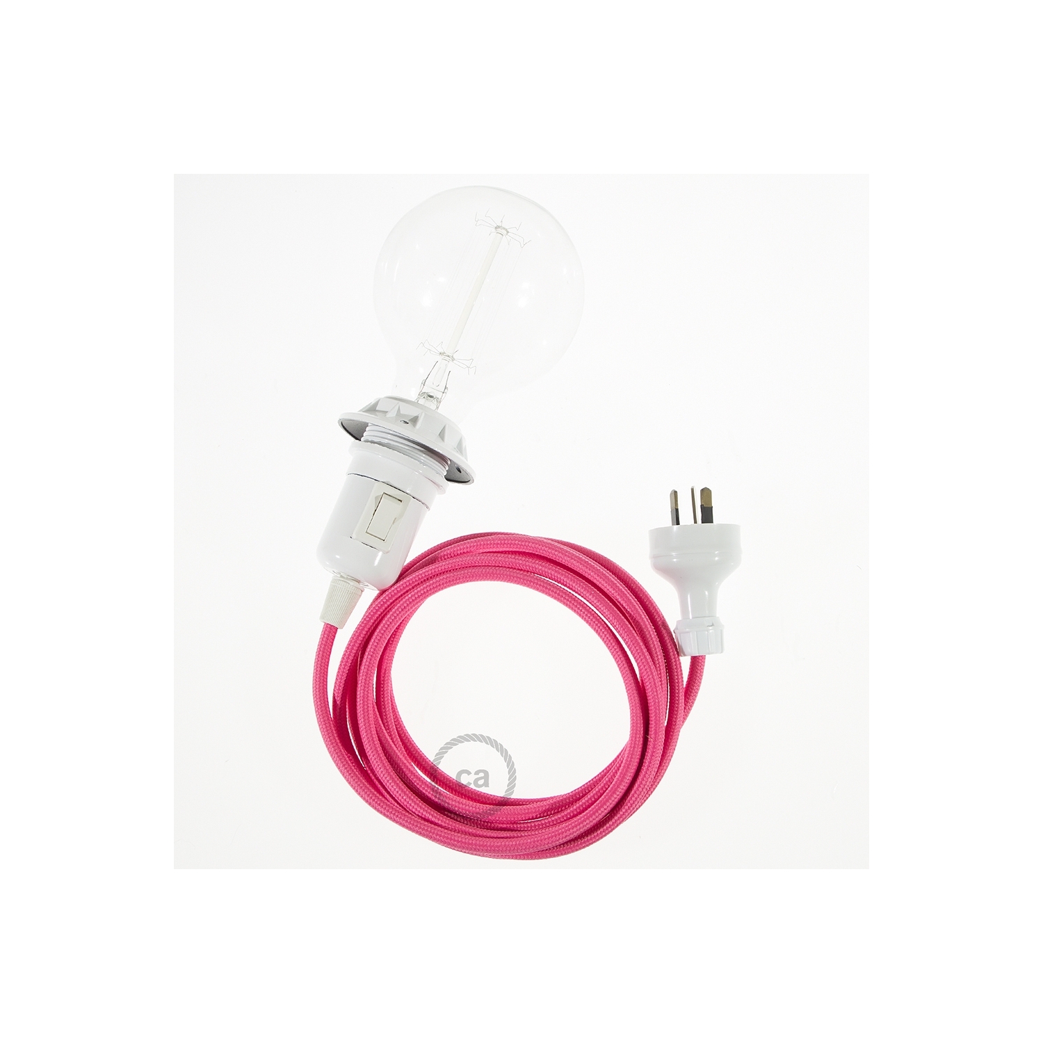 Create your RM08 Fuchsia Rayon Snake for lampshade and bring the light wherever you want.