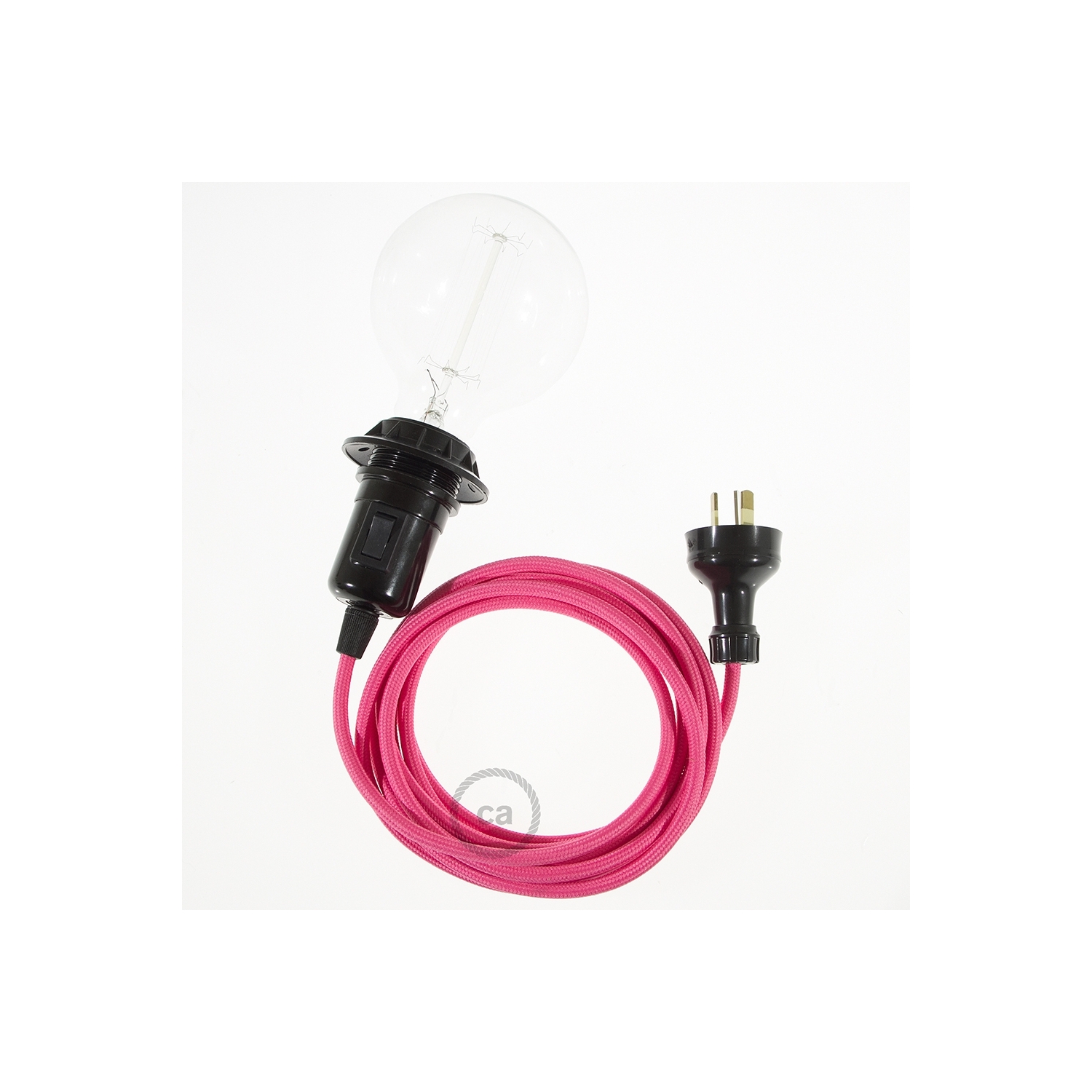 Create your RM08 Fuchsia Rayon Snake for lampshade and bring the light wherever you want.