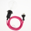 Create your RM08 Fuchsia Rayon Snake for lampshade and bring the light wherever you want.