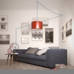 Create your RM17 Baby Azure Rayon Snake for lampshade and bring the light wherever you want.