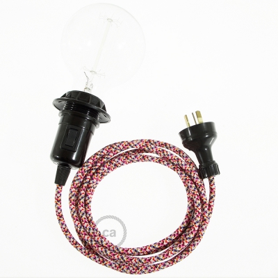 Create your RX00 Pixel Fuchsia Snake for lampshade and bring the light wherever you want.
