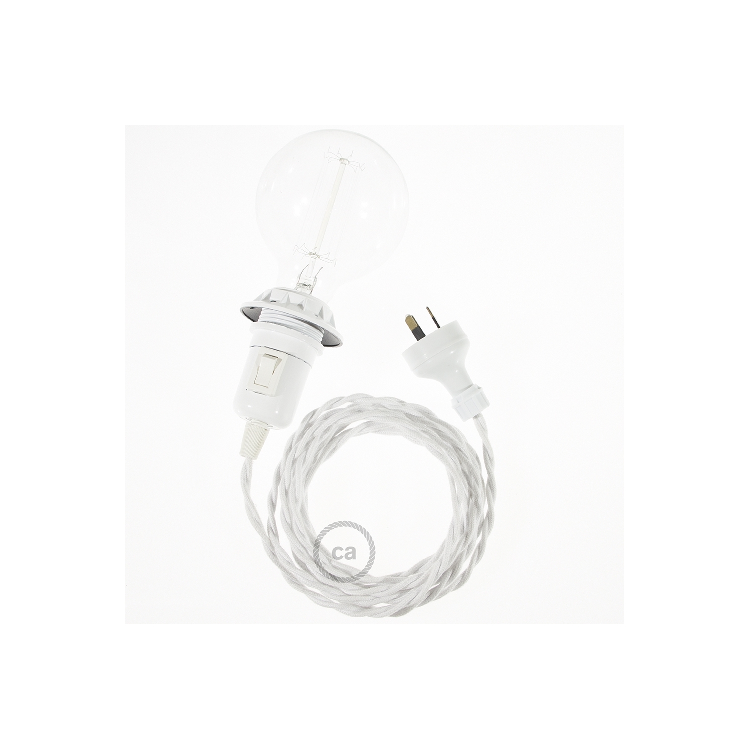 Create your TC01 White Cotton Snake for lampshade and bring the light wherever you want.