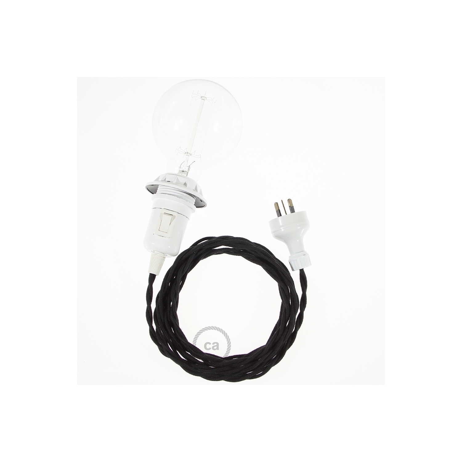 Create your TC04 Black Cotton Snake for lampshade and bring the light wherever you want.