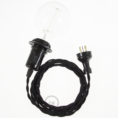 Create your TC04 Black Cotton Snake for lampshade and bring the light wherever you want.