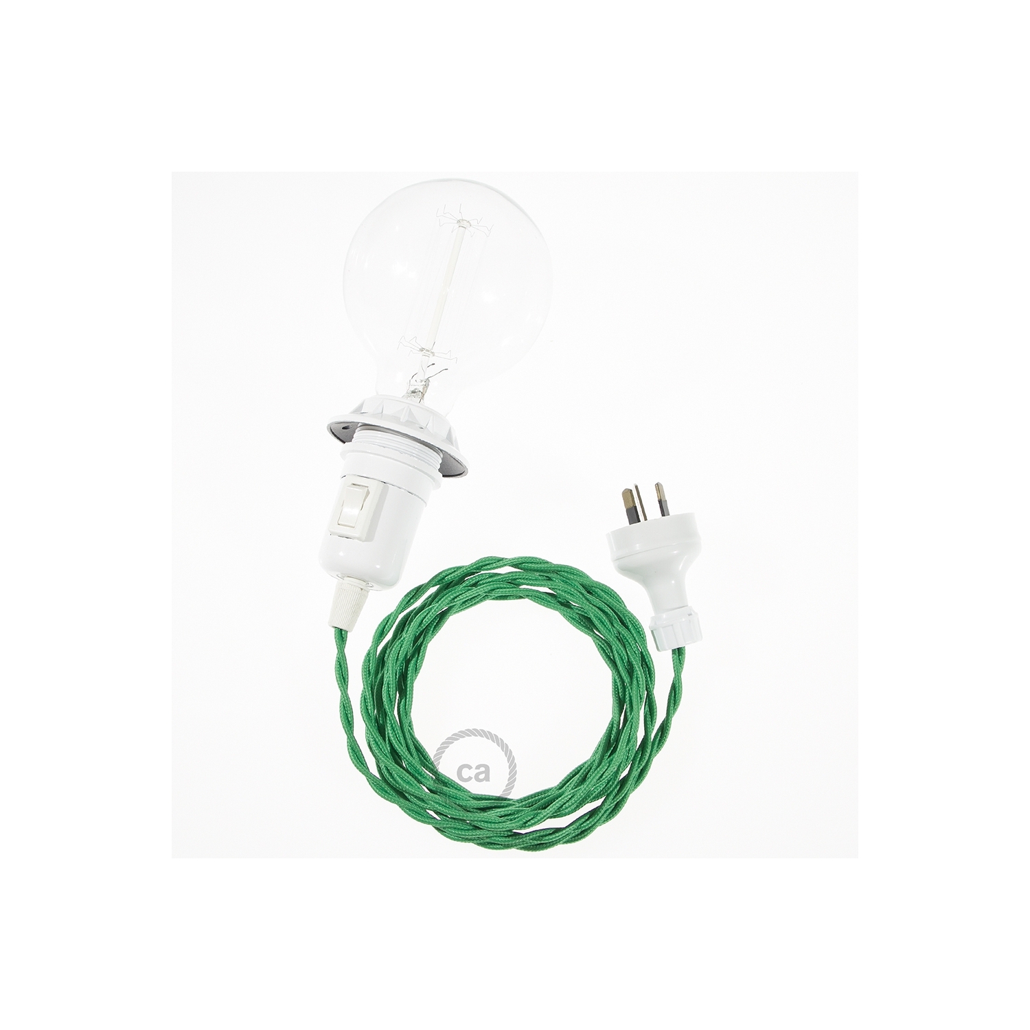 Create your TM06 Green Rayon Snake for lampshade and bring the light wherever you want.