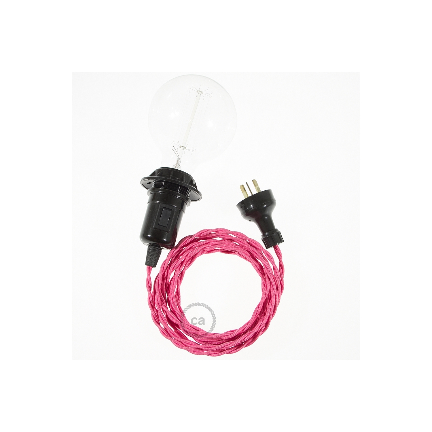 Create your TM08 Fuchsia Rayon Snake for lampshade and bring the light wherever you want.