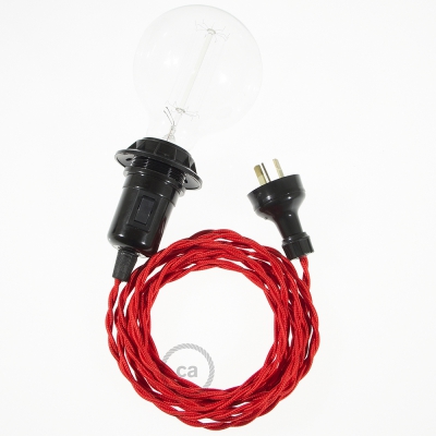 Create your TM09 Red Rayon Snake for lampshade and bring the light wherever you want.