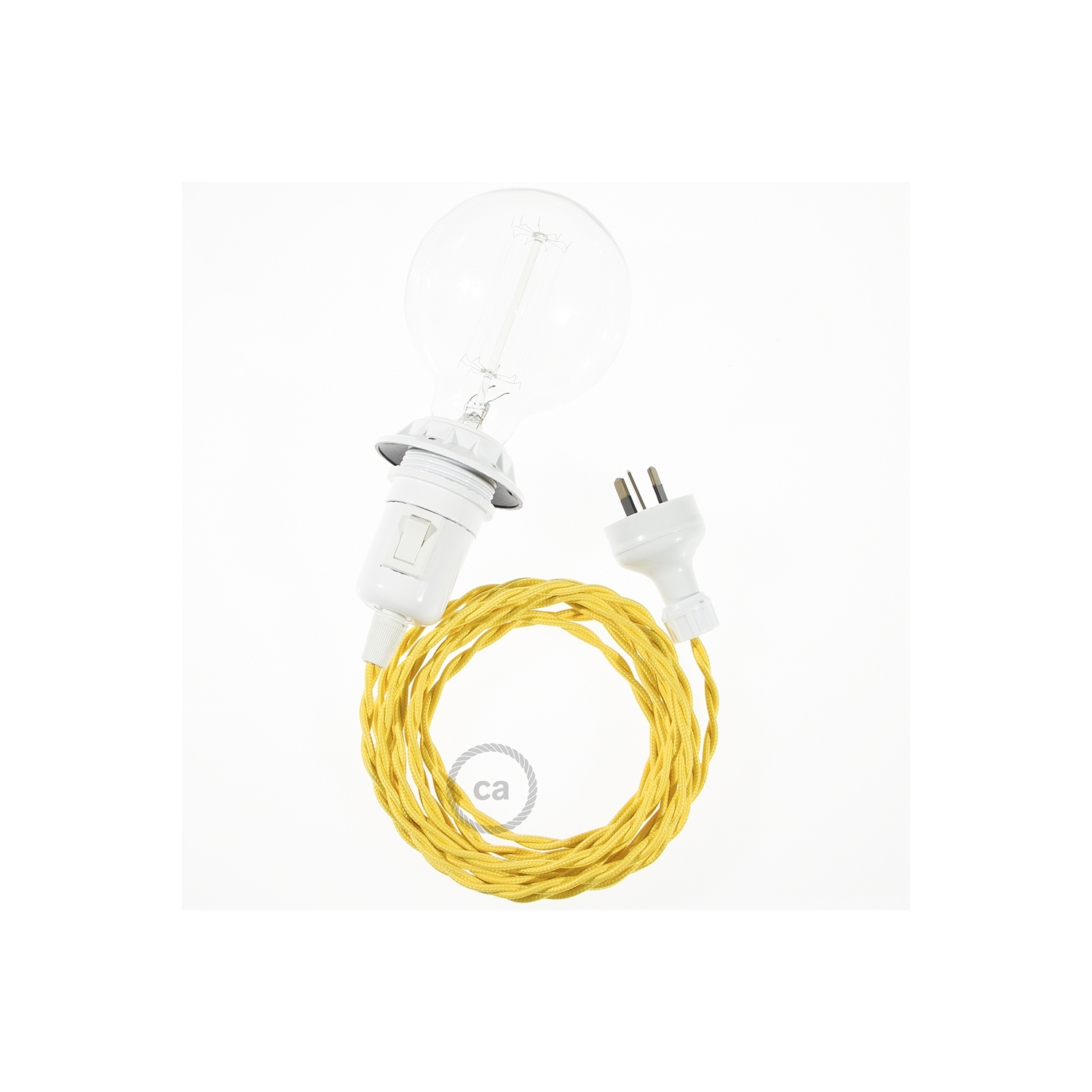 Create your TM10 Yellow Rayon Snake for lampshade and bring the light wherever you want.