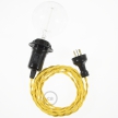 Create your TM10 Yellow Rayon Snake for lampshade and bring the light wherever you want.