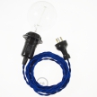 Create your TM12 Blue Rayon Snake for lampshade and bring the light wherever you want.