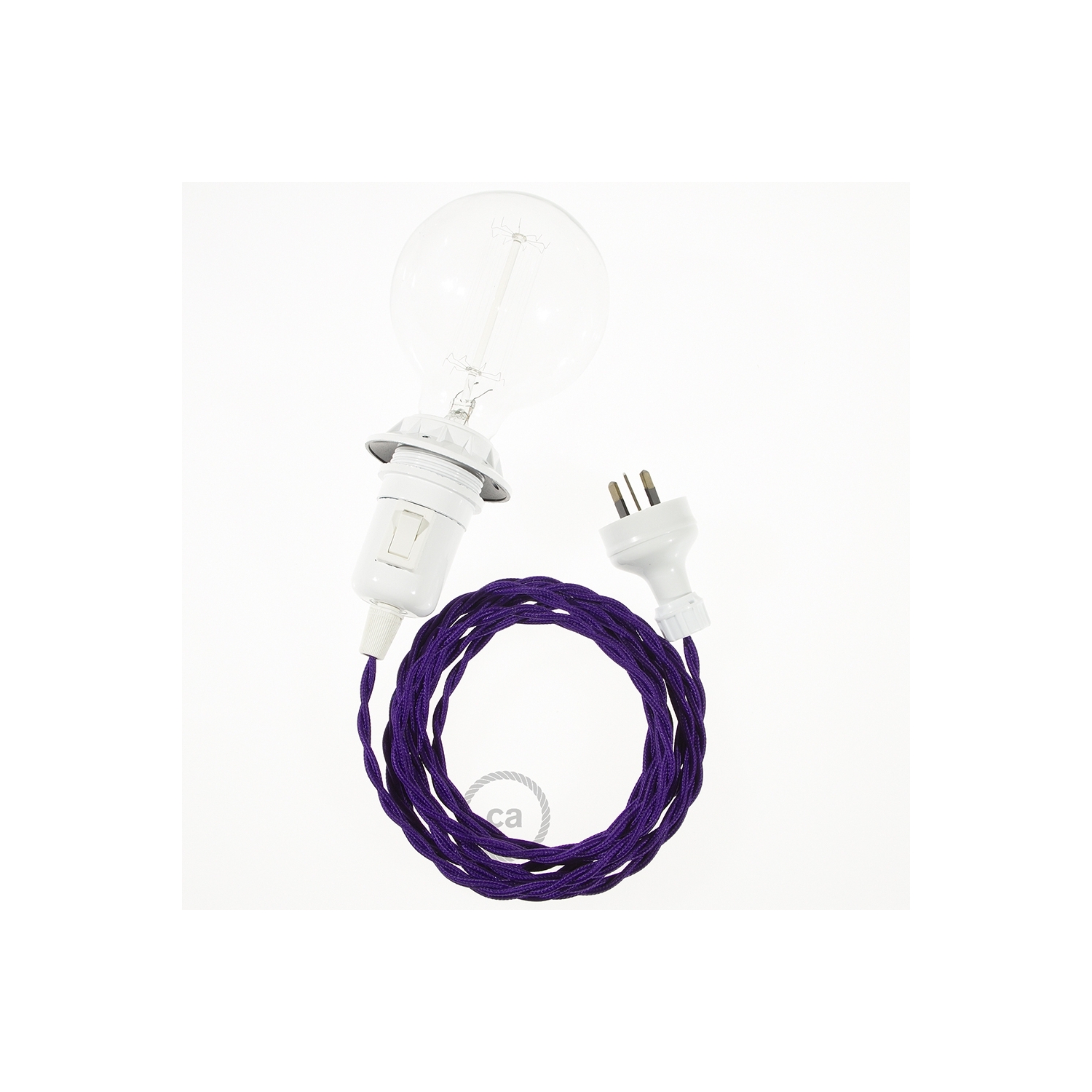 Create your TM14 Violet Rayon Snake for lampshade and bring the light wherever you want.