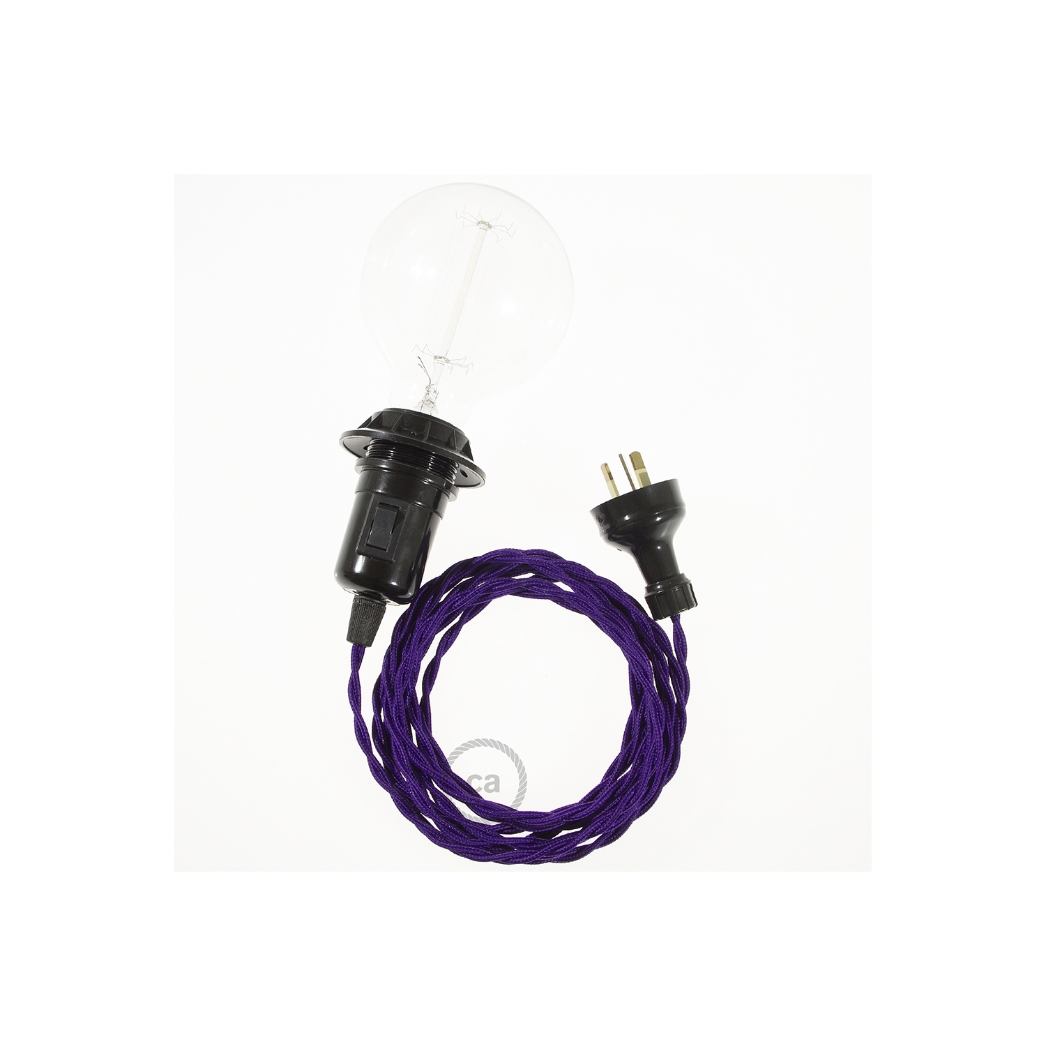 Create your TM14 Violet Rayon Snake for lampshade and bring the light wherever you want.