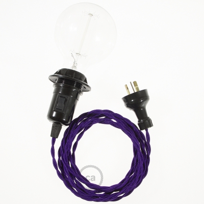 Create your TM14 Violet Rayon Snake for lampshade and bring the light wherever you want.