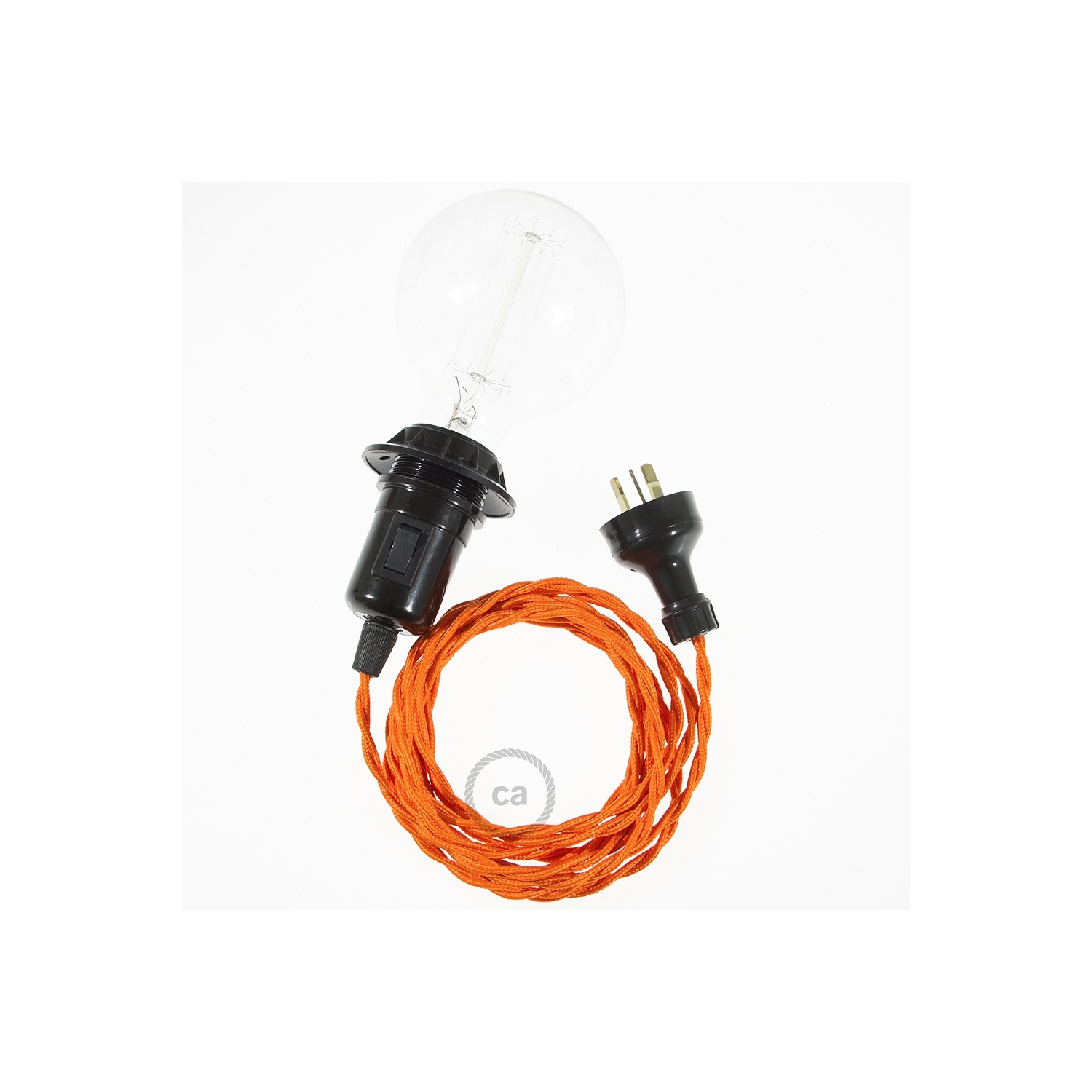 Create your TM15 Orange Rayon Snake for lampshade and bring the light wherever you want.