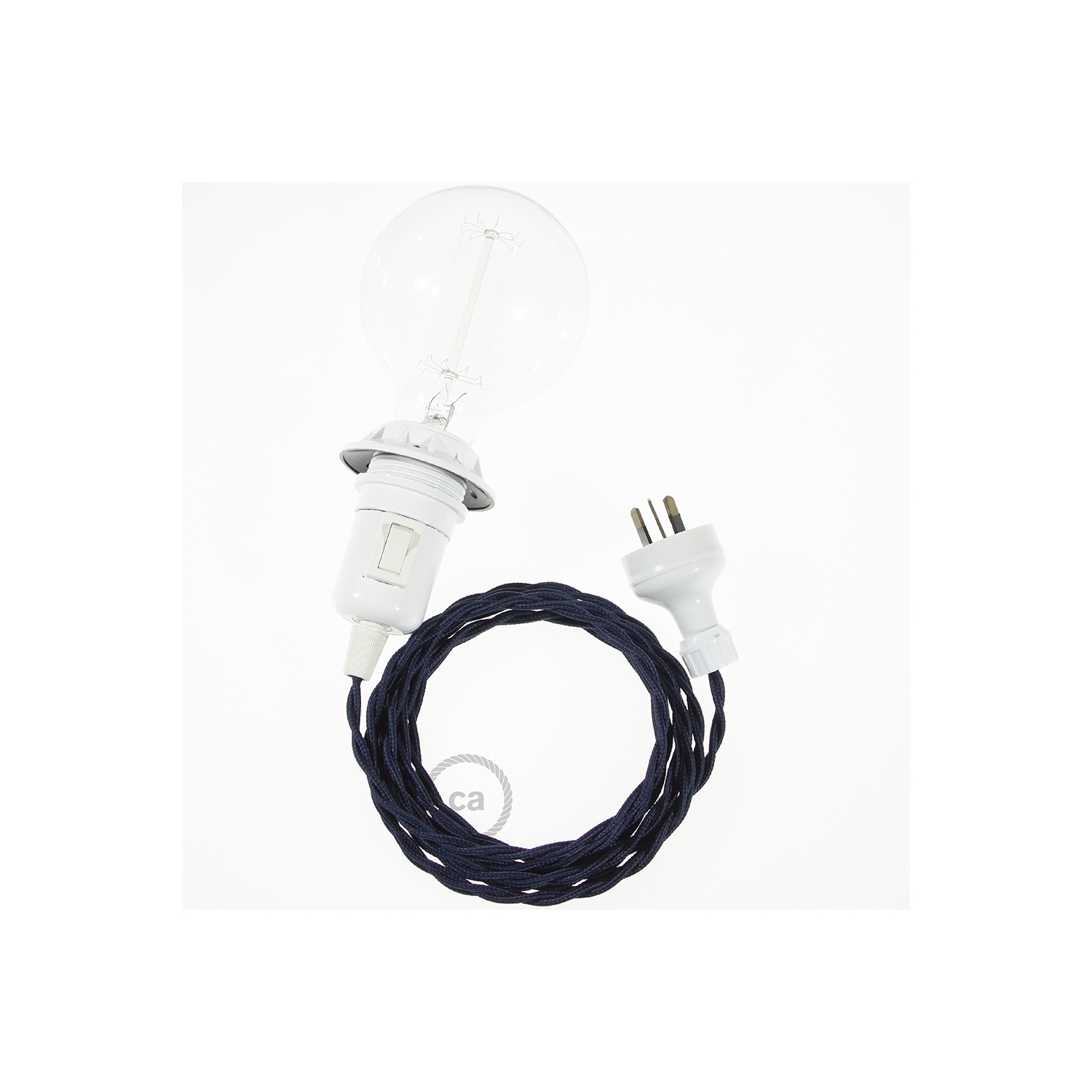 Create your TM20 Dark Blue Rayon Snake for lampshade and bring the light wherever you want.