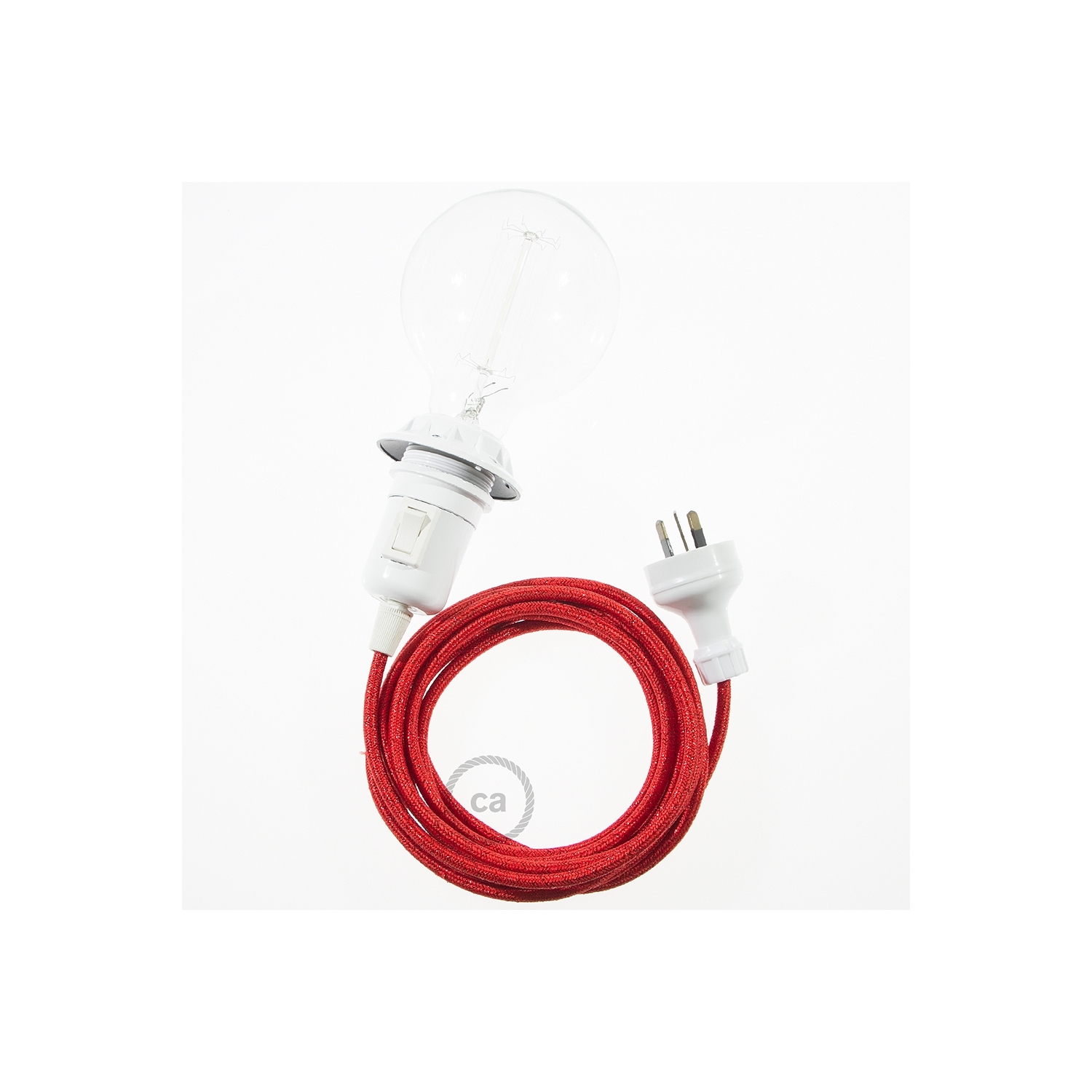 Create your RL09 Glittering Red Snake for lampshade and bring the light wherever you want.