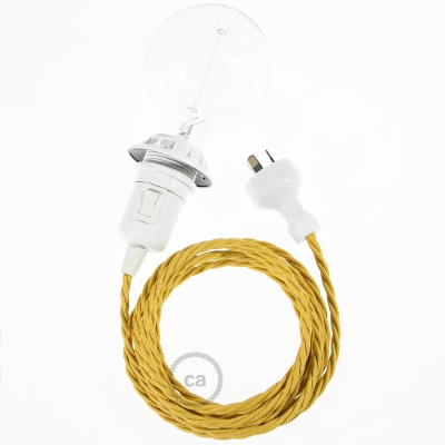 Create your TM25 Mustard Rayon Snake for lampshade and bring the light wherever you want.
