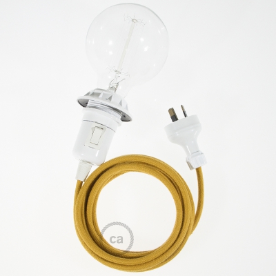 Create your RC31 Golden Honey Cotton Snake for lampshade and bring the light wherever you want.