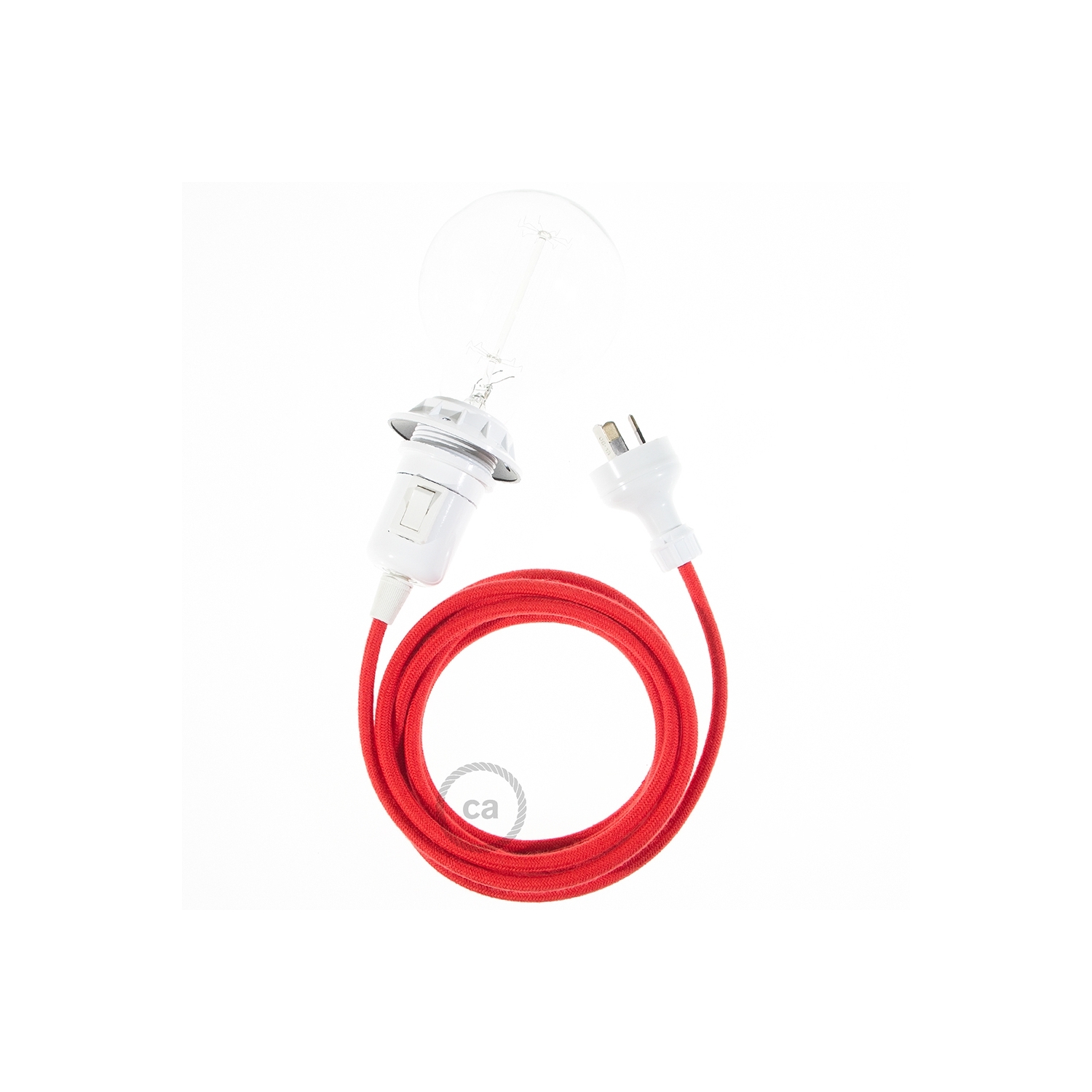 Create your RC35 Fire Red Cotton Snake for lampshade and bring the light wherever you want.