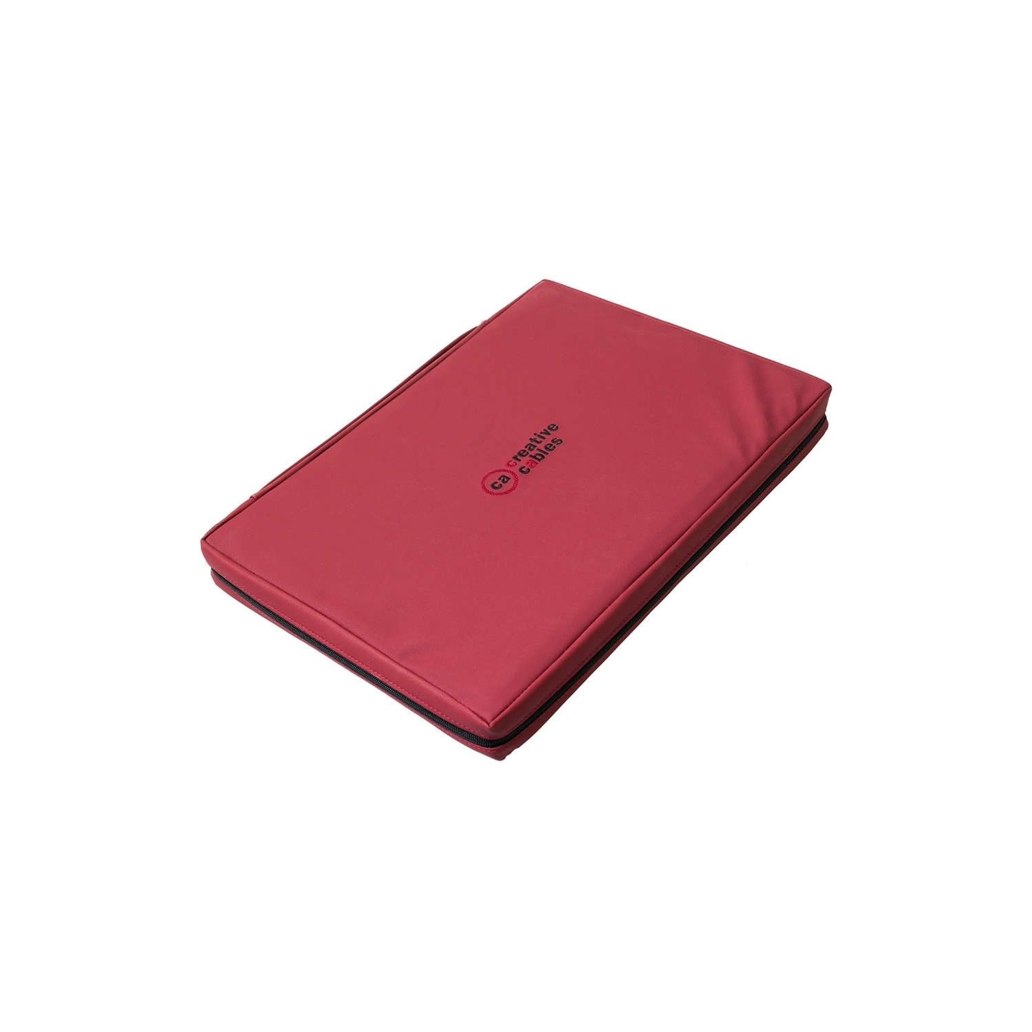 eco friendly leather suitcase exhibit box with cable and rope samples