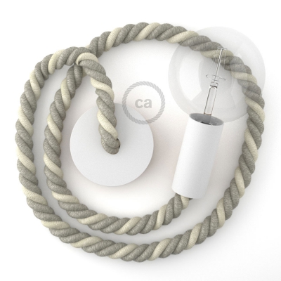 Pendant shop rope lamp