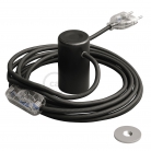 Magnetico®-Plug Black, ready-to-use magnetic lamp holder