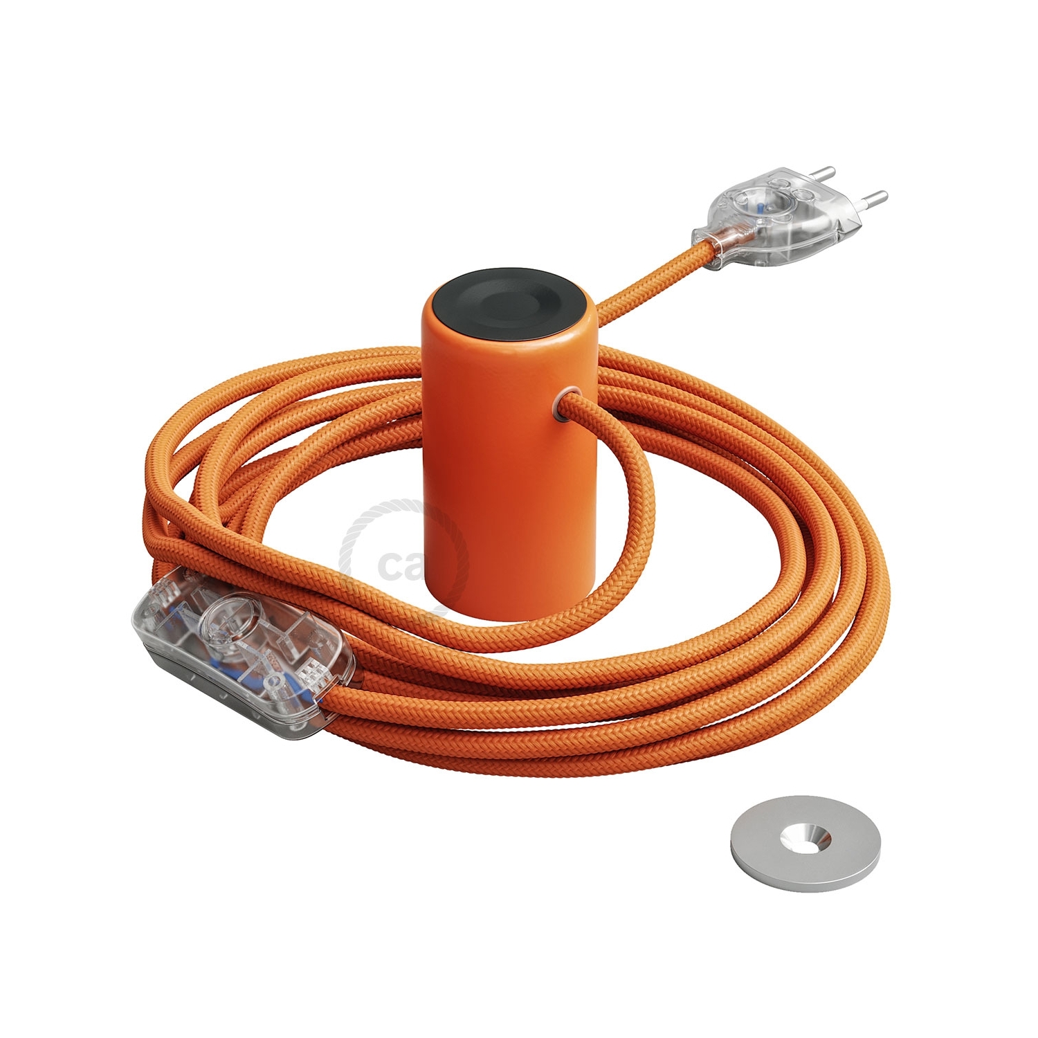 Magnetico®-Plug Orange, ready-to-use magnetic lamp holder