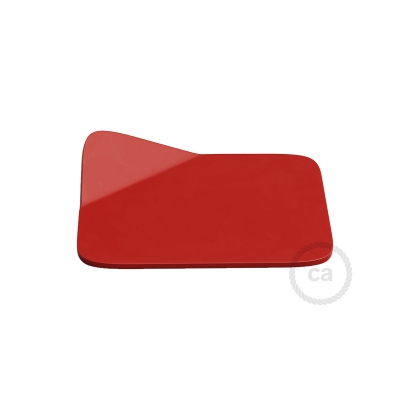 Magnetico®-Base Red, metal base for smooth surfaces for Magnetico®-Plug