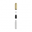 P-Light, E14 metal thin lamp holder kit for tubular pendant lighting