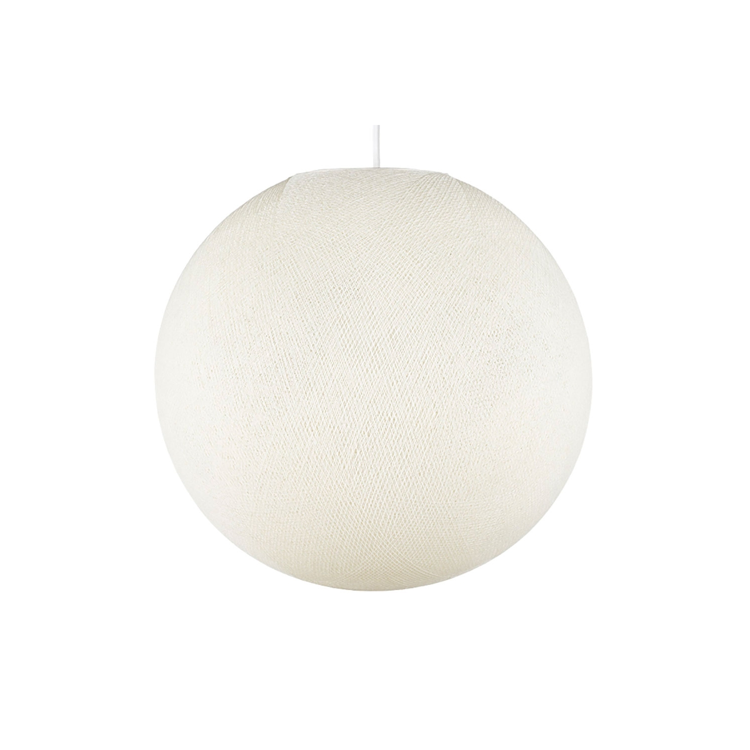 Sphere M lampshade made of polyester fiber, 35 cm diameter - 100% handmade