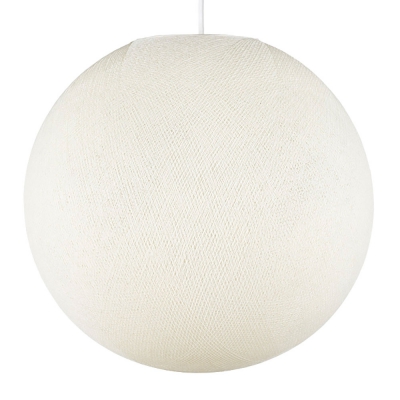 Sphere M lampshade made of polyester fiber, 35 cm diameter - 100% handmade