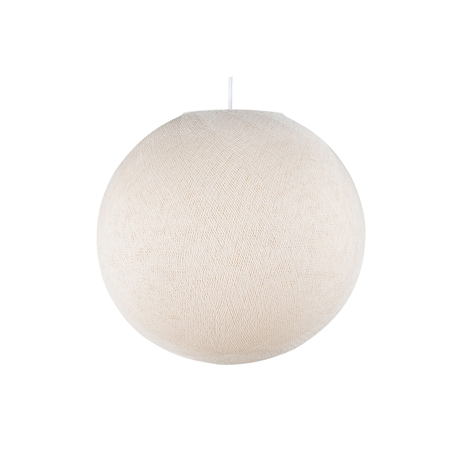 Sphere M lampshade made of polyester fiber, 35 cm diameter - 100% handmade