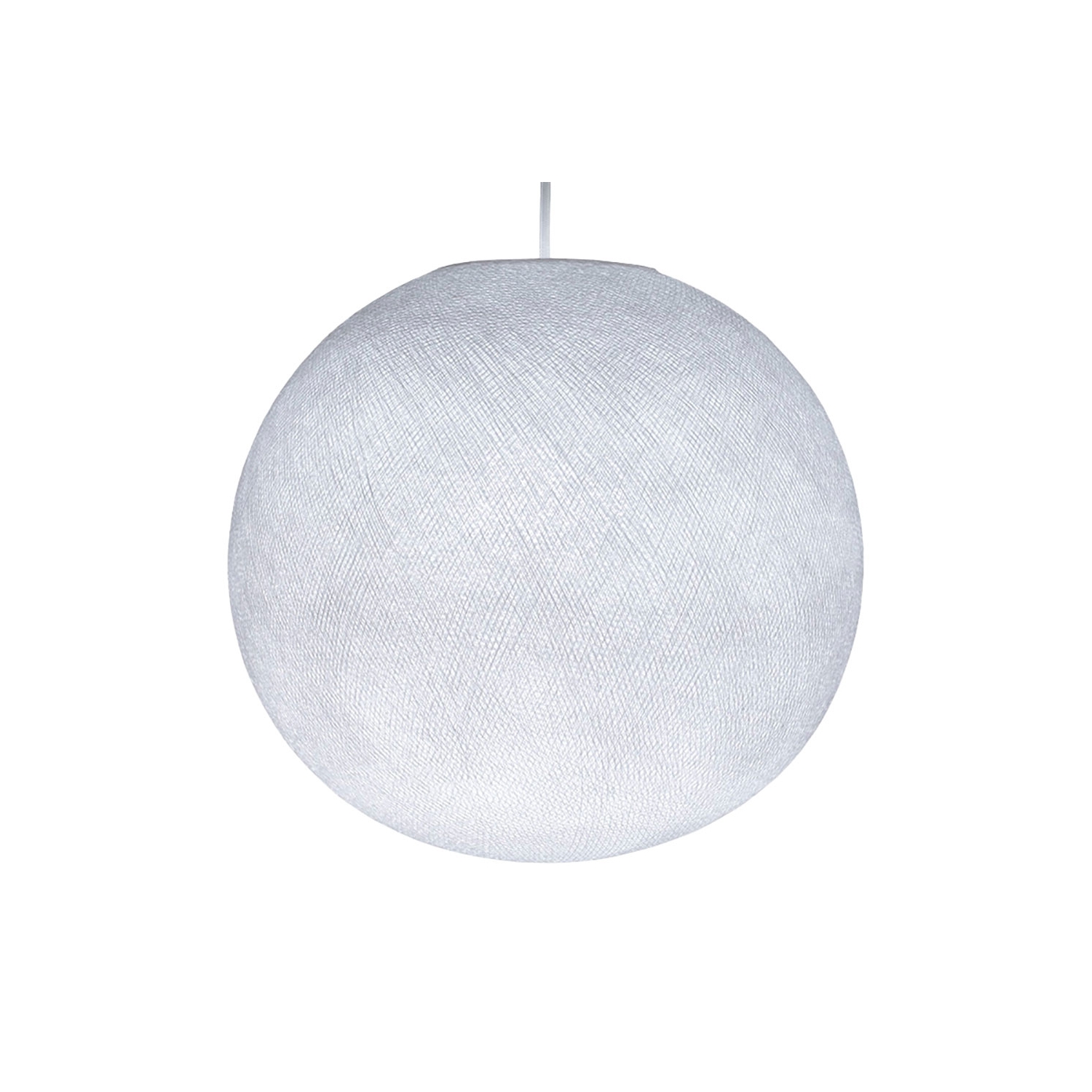 Sphere M lampshade made of polyester fiber, 35 cm diameter - 100% handmade