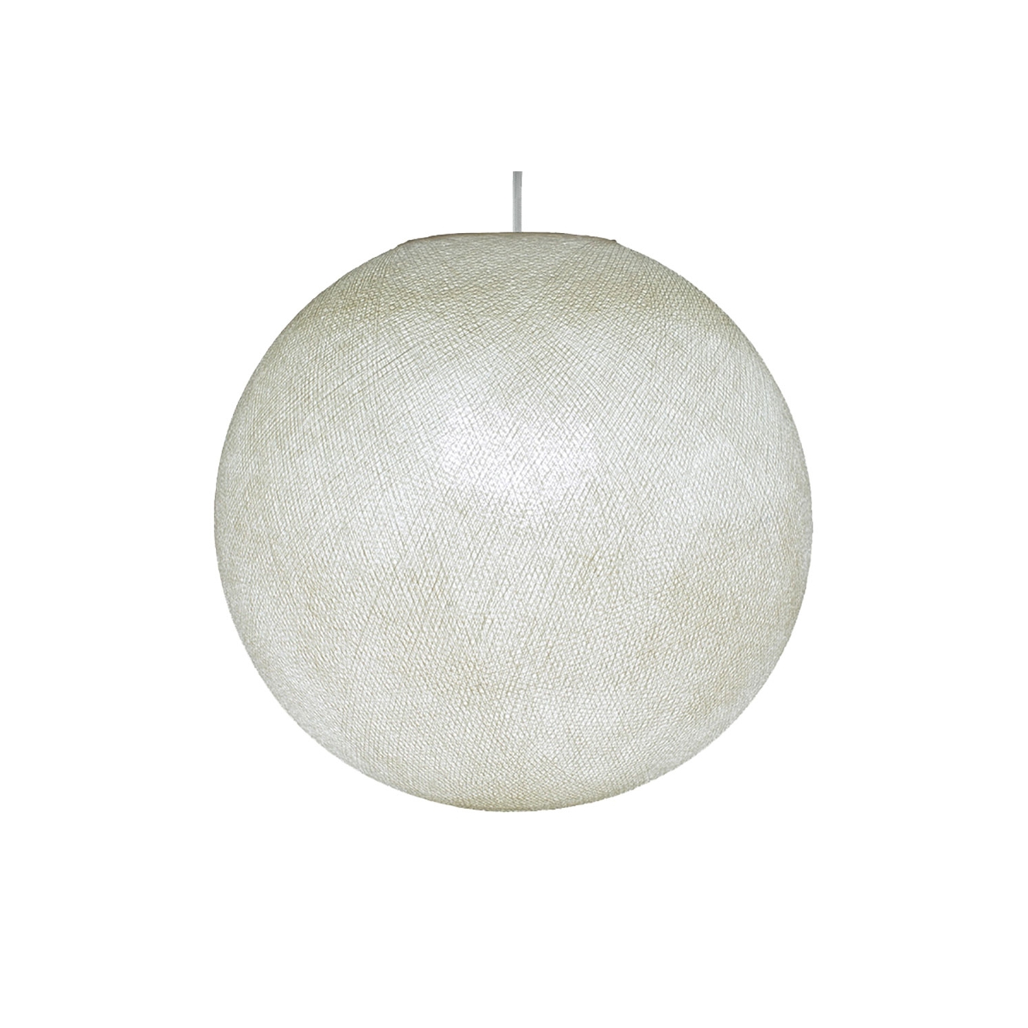 Sphere M lampshade made of polyester fiber, 35 cm diameter - 100% handmade