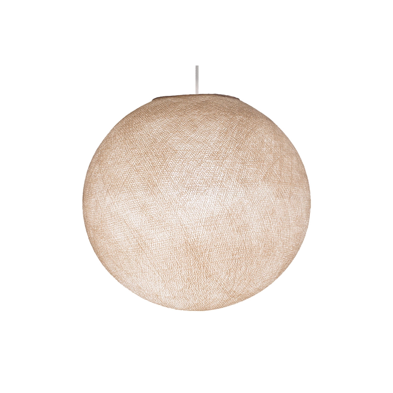 Sphere M lampshade made of polyester fiber, 35 cm diameter - 100% handmade